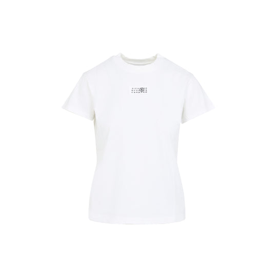 Off White Cotton T-Shirt