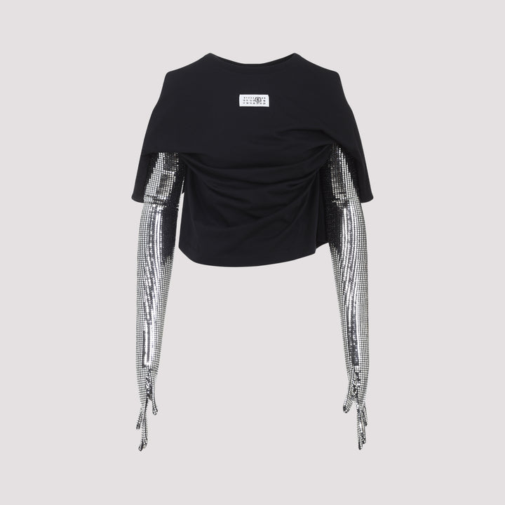 Mm6 Maison Margiela T-shirts - Nero | 4828eaa37aa2e86fe5c2b011c75f923c4655307a