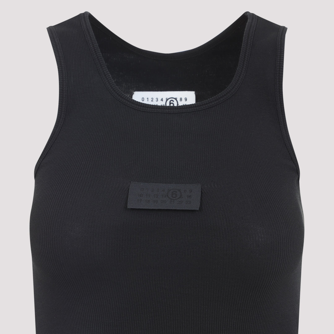 Mm6 Maison Margiela Top - Nero | f52a549ee713b5354cde9b301db7baaf6fbab6dd