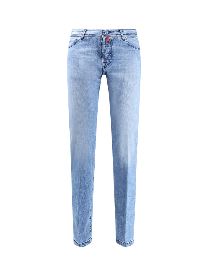 Kiton Ciro Paone Jeans - Blu e verdi | c3e0181206b1292e57531135d7a989fd8b3efdb7