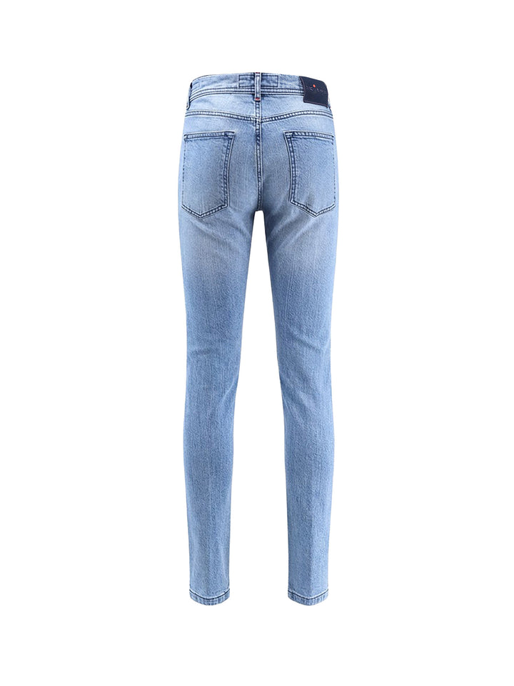 Kiton Ciro Paone Jeans - Blu e verdi | 1a23552e852418a56c01a8d19e83d5820592f51f