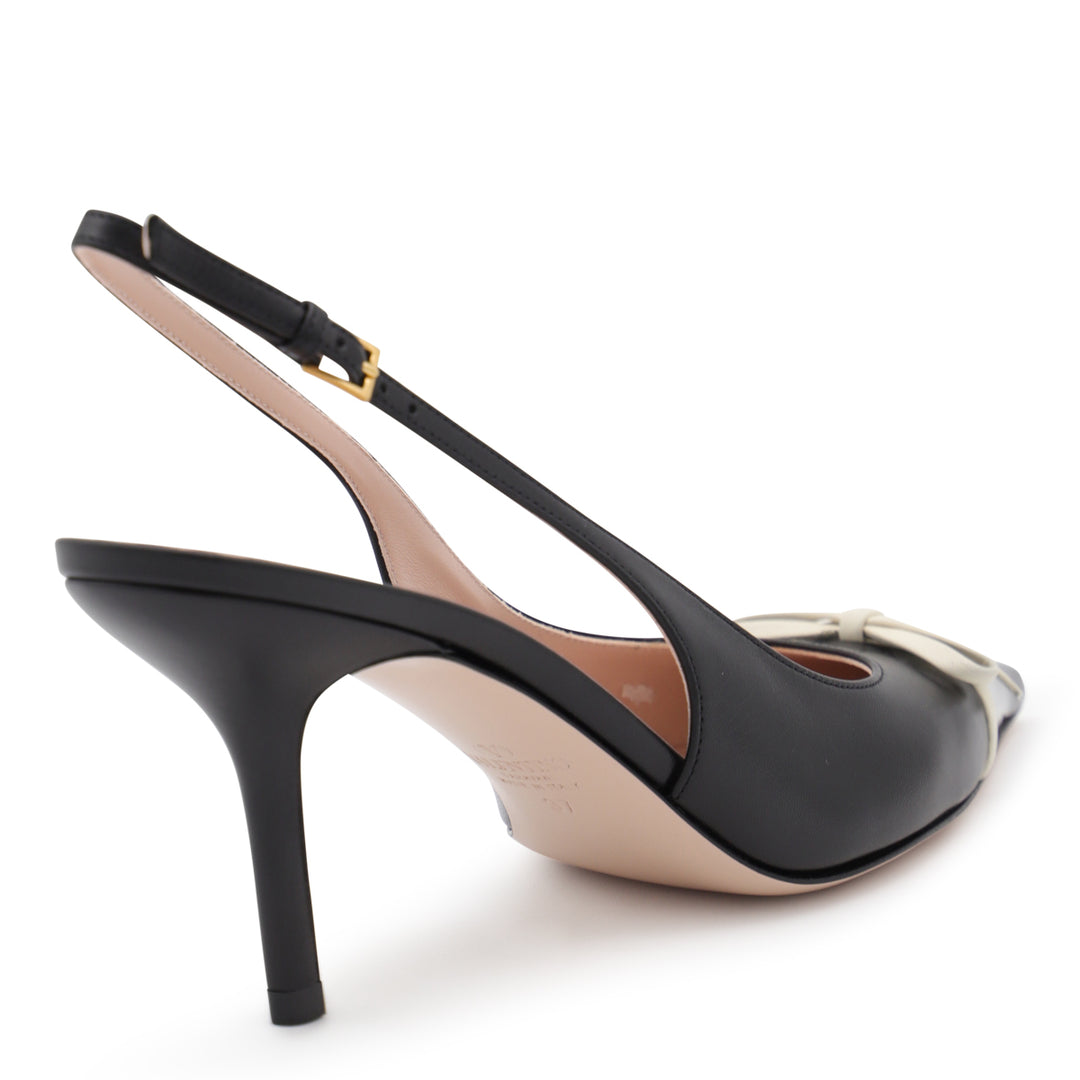 Valentino Garavani With Heel - NERO/IVORY | 361a485bb2fec45164fd5c52635105d4f72c60af