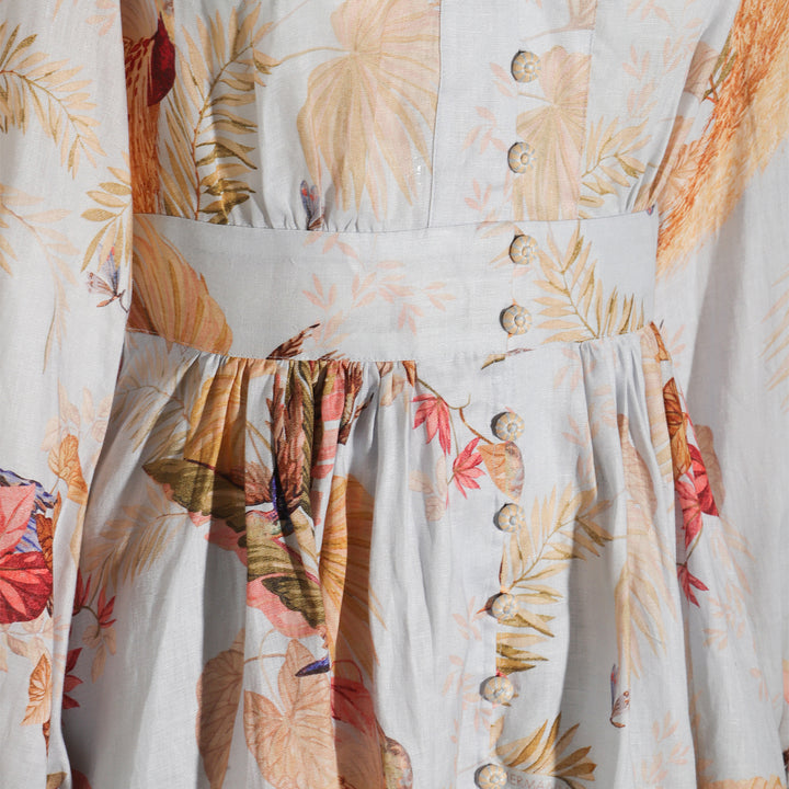 Zimmermann Dresses - LIGHT BLUE PALM FLORAL | 8ef88916cee4a06e9a98a04f759d7304e716d693