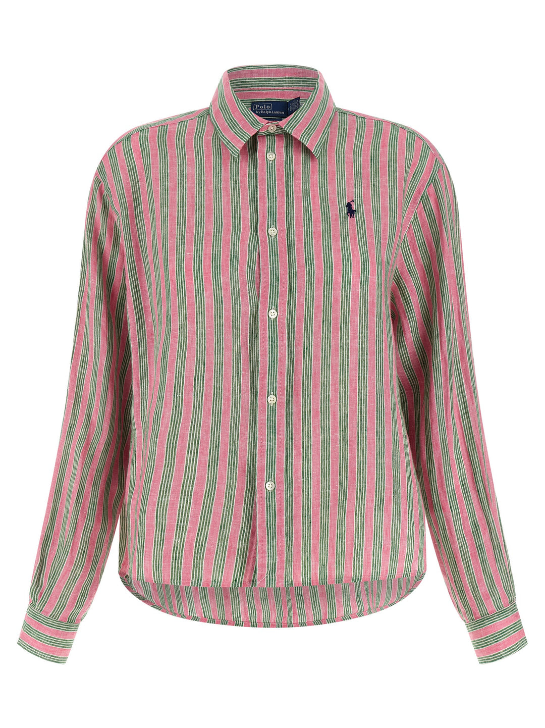 Polo Ralph Lauren Linen Shirt Camicie - Verde | df65faa39617dbfda27eb3911af908d436941654