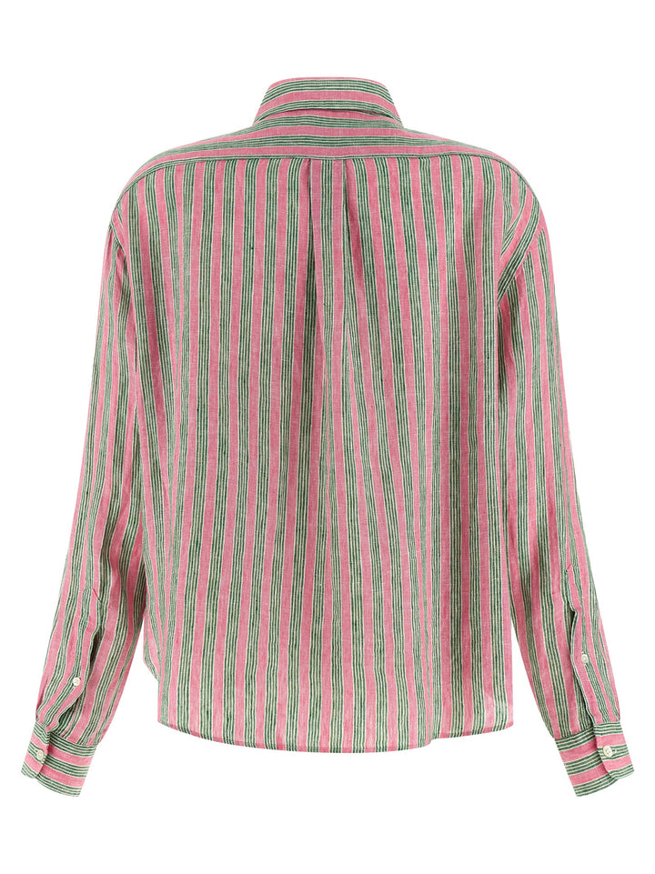 Polo Ralph Lauren Linen Shirt Camicie - Verde | 4802527a515519cdf7eb1201d7c93c8d19068b44