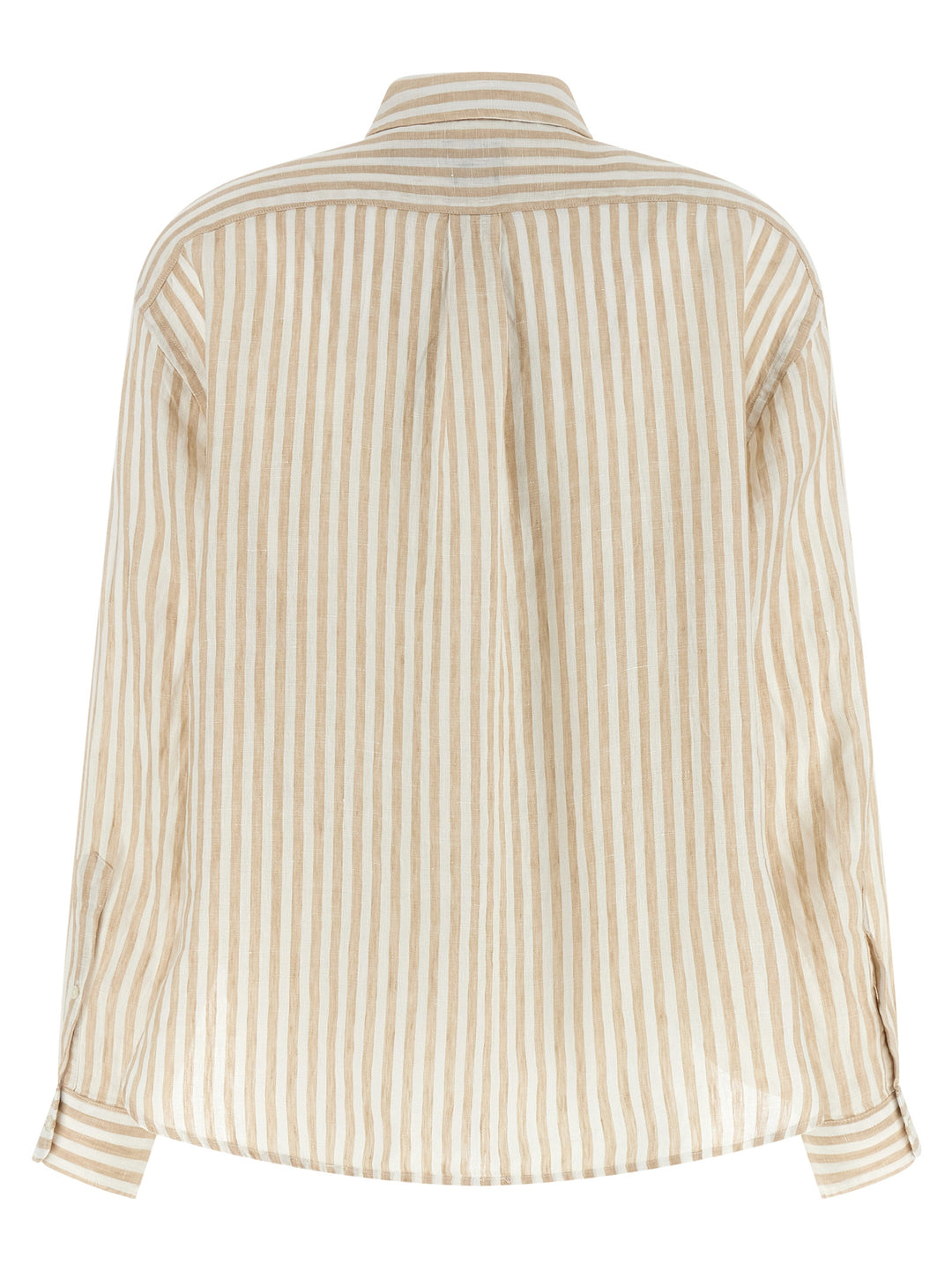 Polo Ralph Lauren Striped Linen Shirt Camicie - Beige | 3c5b822f3de0395d01858b349dcbb4cc2bac0a6a