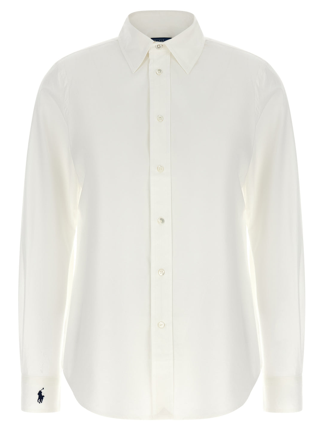 Polo Ralph Lauren Logo Embroidery Shirt Camicie - Bianco | bde8fff80d04c06ac2b2365bc4f7b1c67ce22156