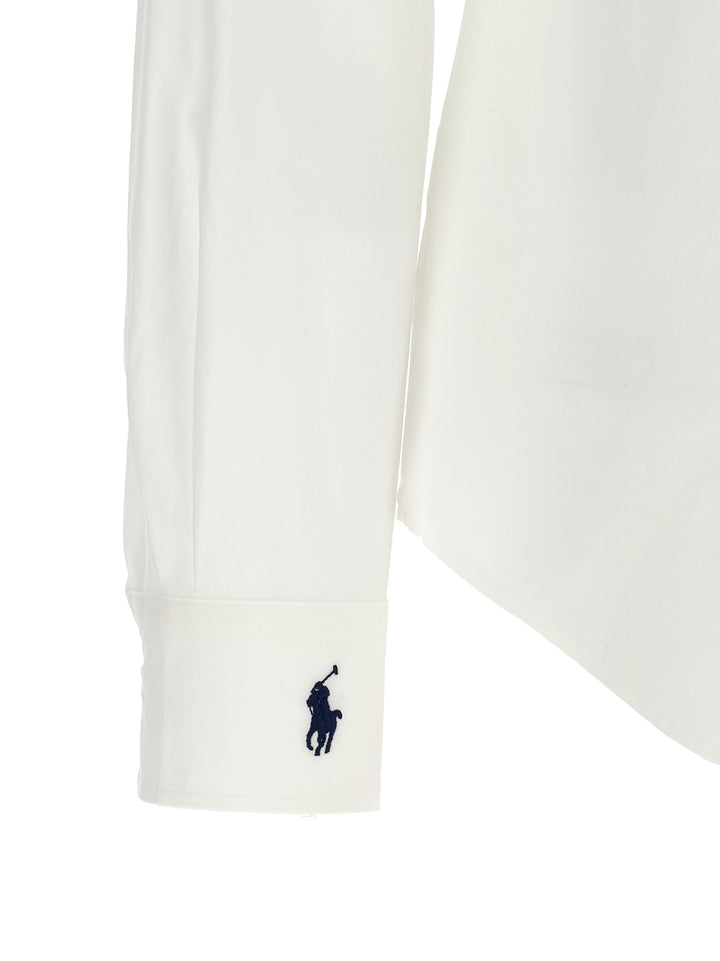 Polo Ralph Lauren Logo Embroidery Shirt Camicie - Bianco | 9d8790b49c42c7caf0ecc61eab4c6eff2ada6394