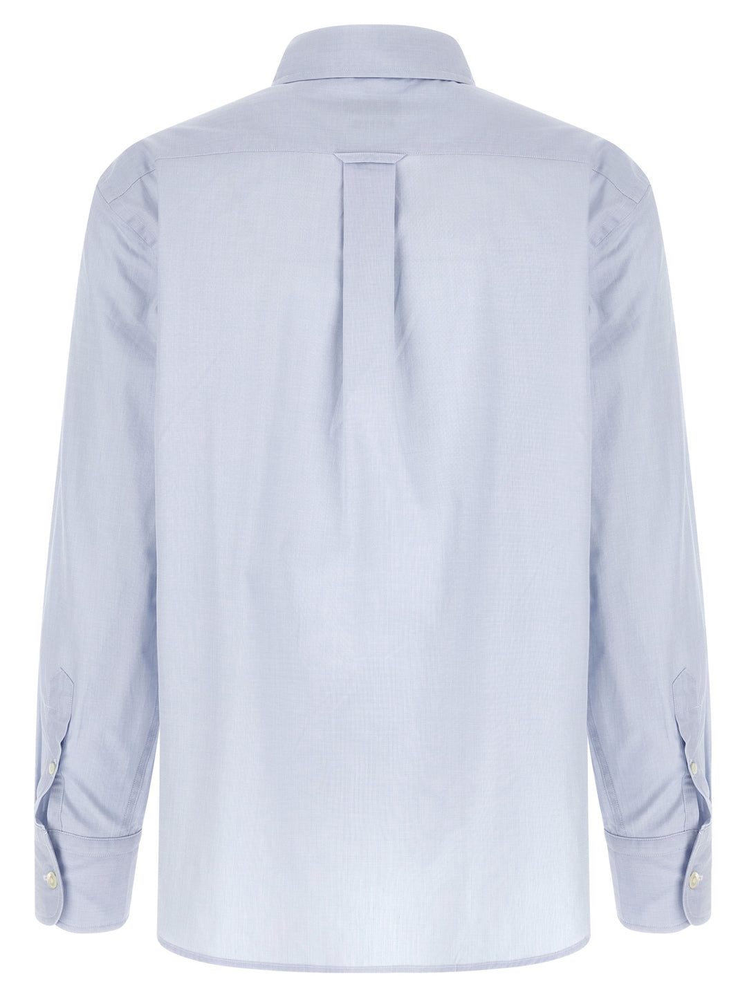 Polo Ralph Lauren Embroidered Cuffs Shirt Camicie - Celeste | f0c8eda03664b58a669baac4156a13809b59a591