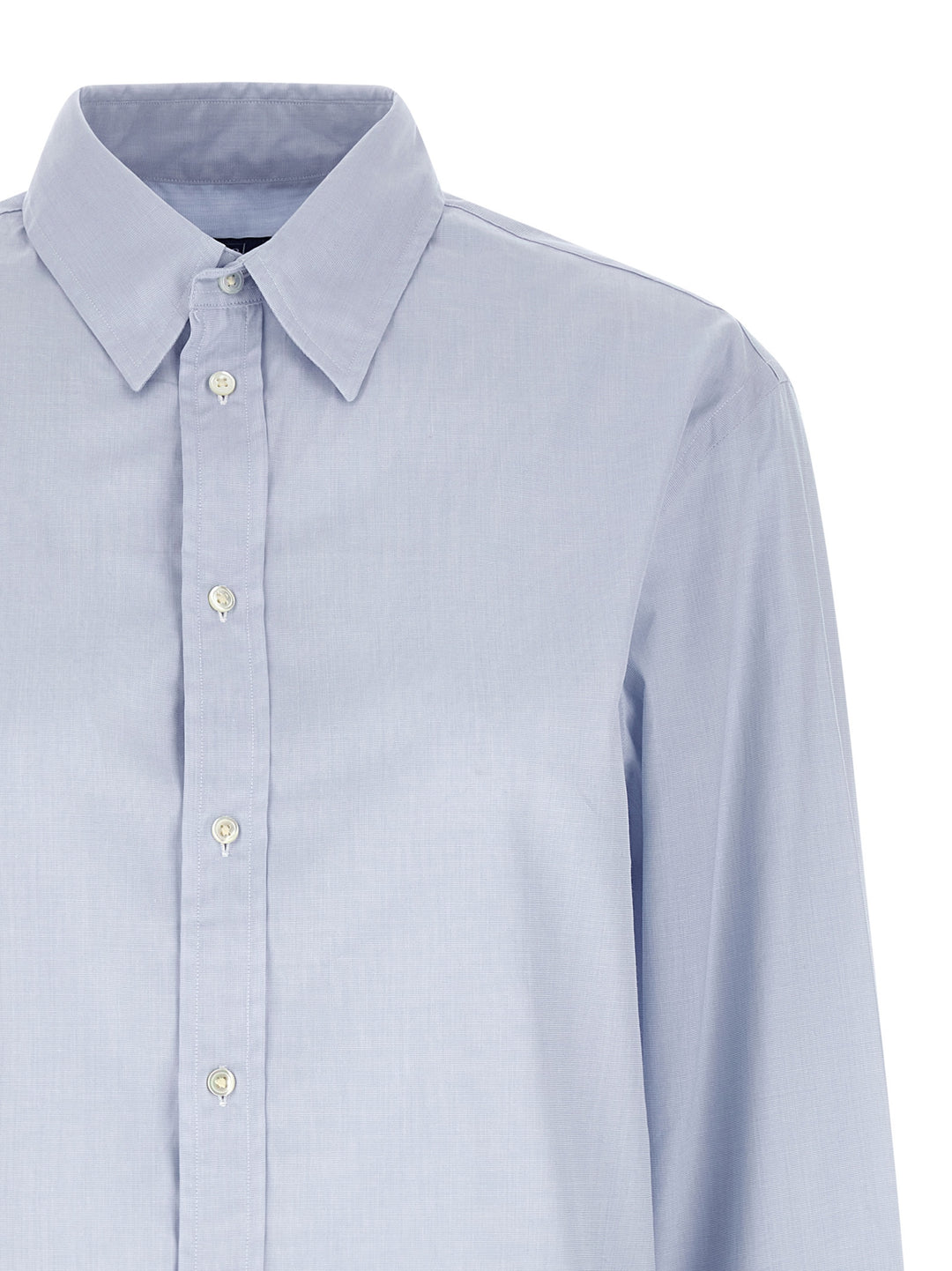 Polo Ralph Lauren Embroidered Cuffs Shirt Camicie - Celeste | 418d0bba9ffb1f90c117f7e32fc6408bc6453a64