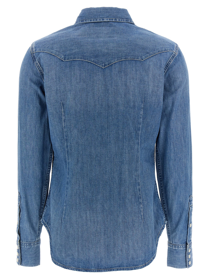 Polo Ralph Lauren Denim Shirt Camicie - Blu | 181be75b1c019b6e8114fbd2ee71dc762cb1a426