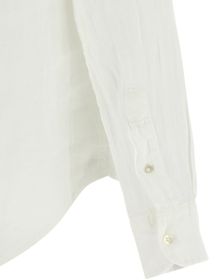 Polo Ralph Lauren Linen Shirt Camicie - Bianco | 5285ddd7e9069b35d8029f2052aa426a25ffd158