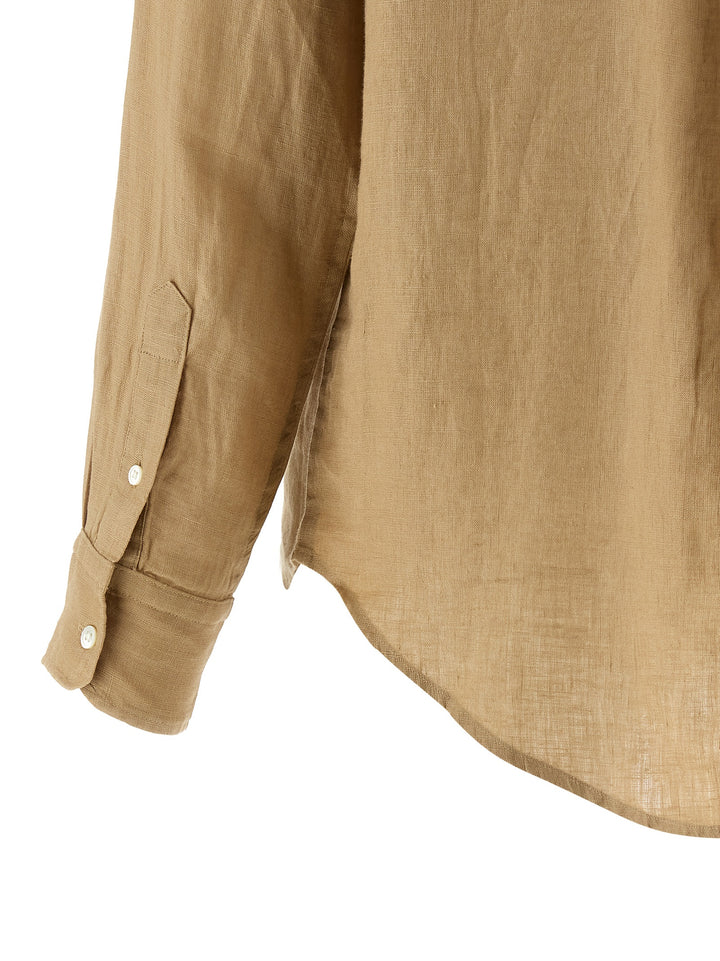 Polo Ralph Lauren Linen Shirt Camicie - Beige | 94395b16ae6313b89a1bbd265c38b87d301c5dcb