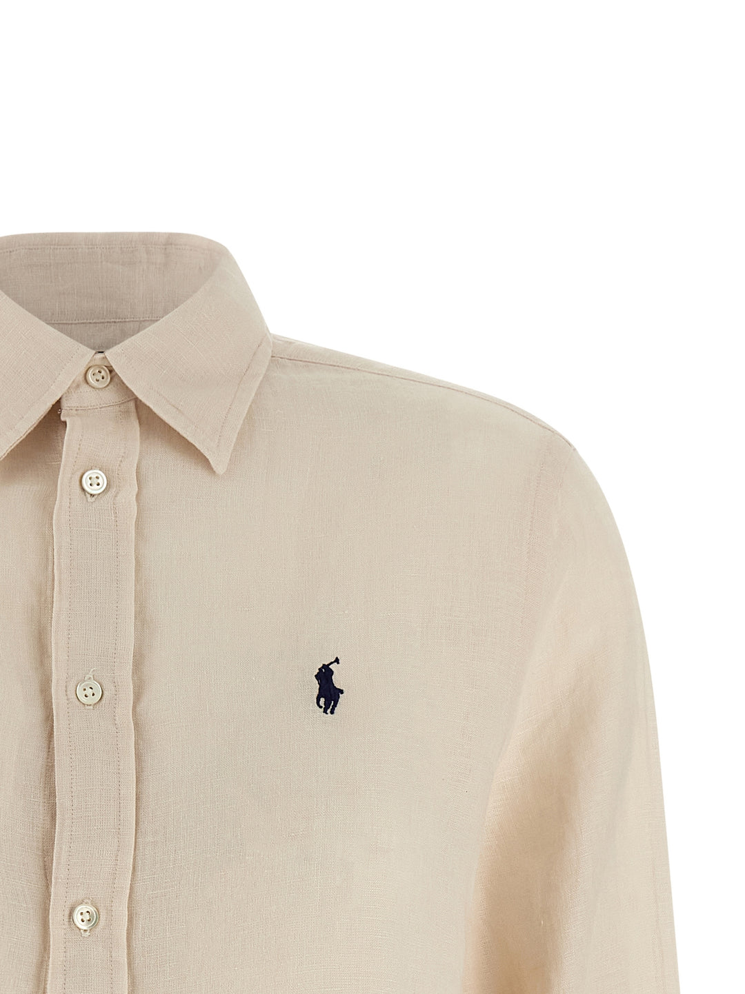 Polo Ralph Lauren Linen Shirt Camicie - Beige | b57abec60b3d4f31a53ba7cb6869e1365872aa07
