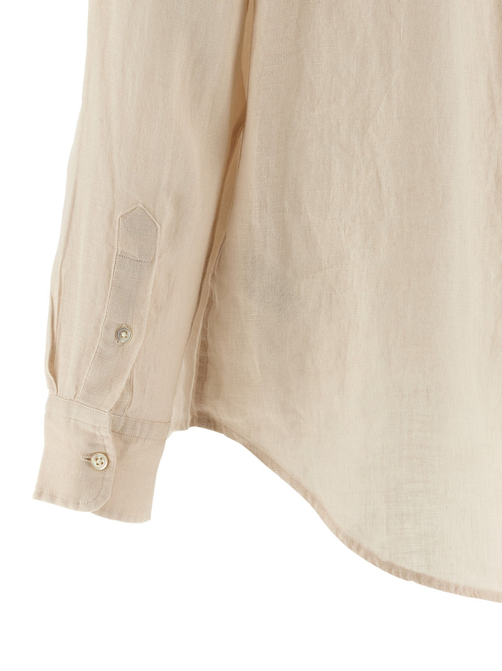 Polo Ralph Lauren Linen Shirt Camicie - Beige | fdc6184c2734759fe852c85f9170250308aef185