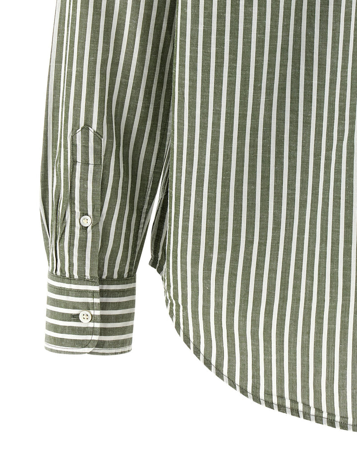 Polo Ralph Lauren Cotton And Linen Shirt Camicie - Verde | eb61c279de794e9c708a0cd8597e67406e539a3a