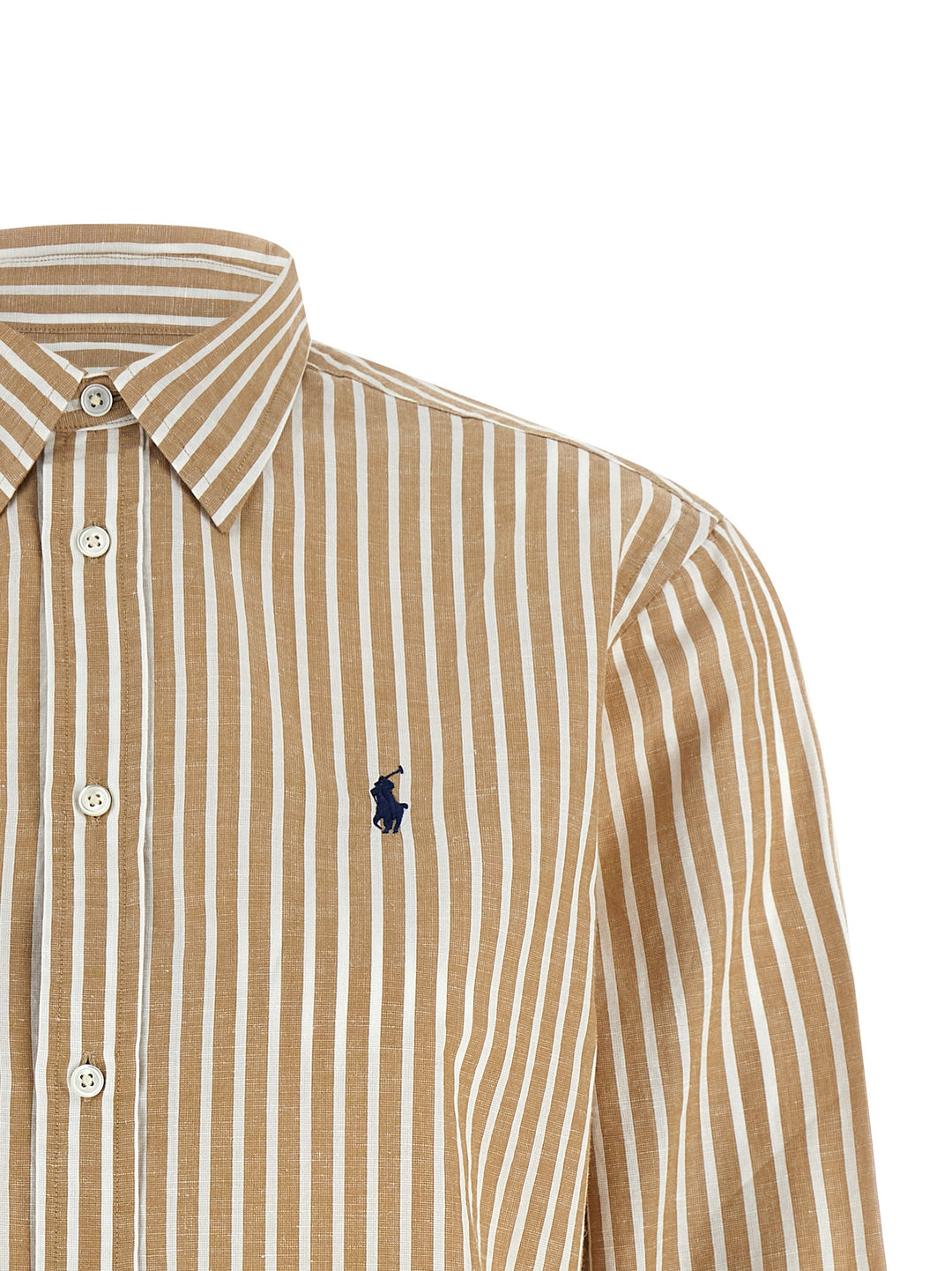 Polo Ralph Lauren Cotton And Linen Shirt Camicie - Beige | 1e7a058e3177301f8a78d5257da3082fabc6c94f