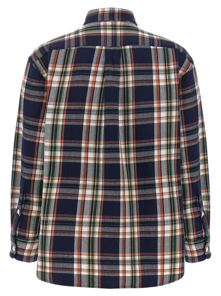 Polo Ralph Lauren Checked Shirt With Embroidered Logo Camicie - Blu | 5eabcefd94ff33077b6a9753338c9674179f5ff4