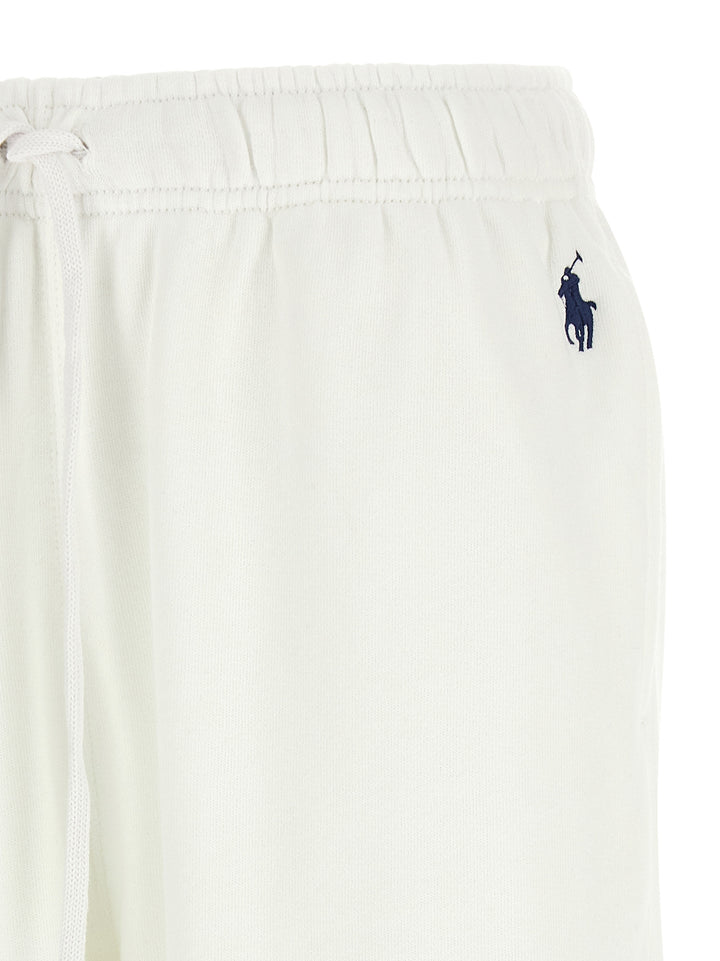 Polo Ralph Lauren Logo Embroidery Joggers Pantaloni - Bianco | 11360a37788be0b5d3e995edd8e4bcbba29c5f36