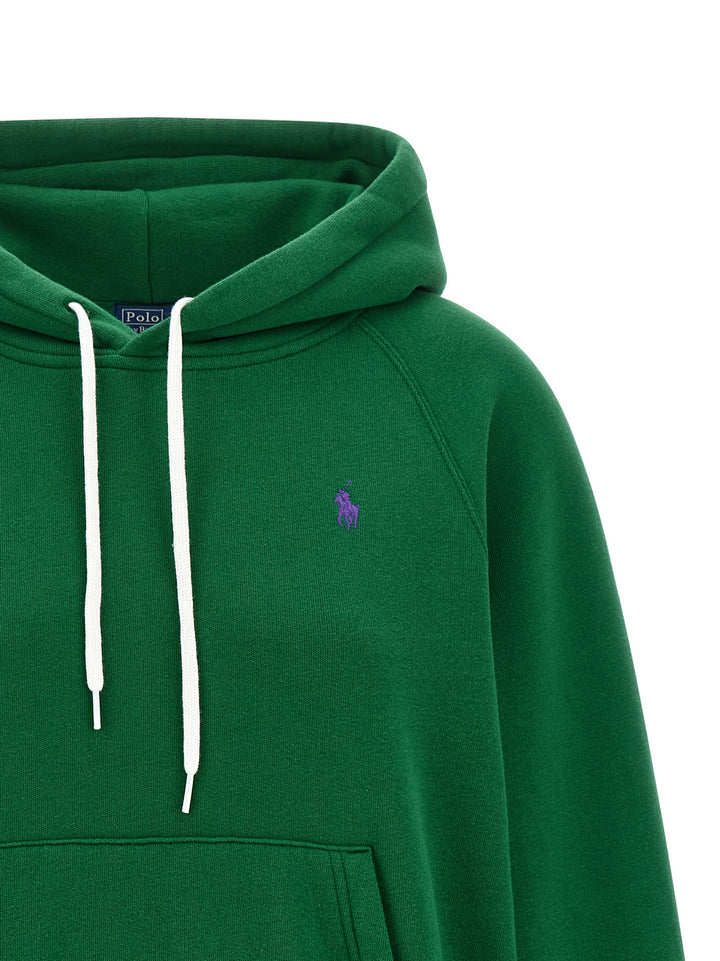 Polo Ralph Lauren Embroidery And Hoodie Felpe - Verde | b2f134baaa7aa2b16f2f106d70ea8330b8f940f5