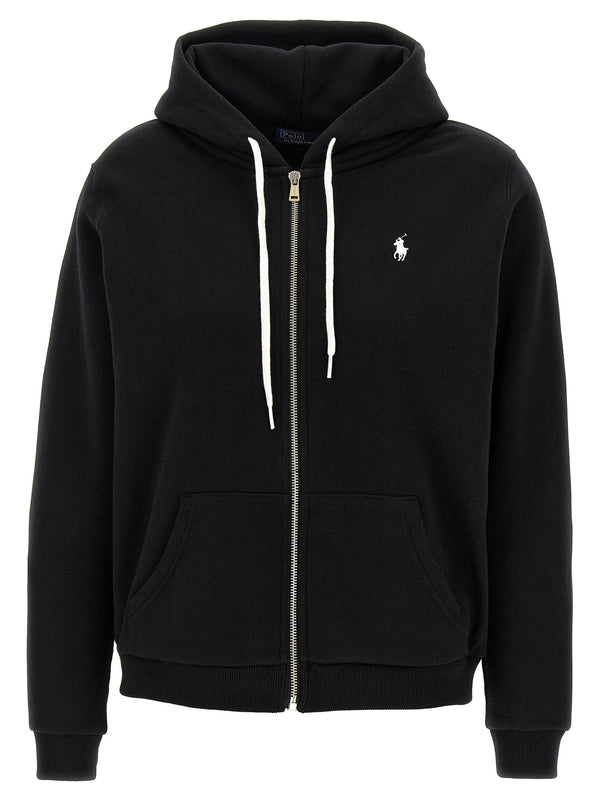 Zipped Hoodie Felpe Nero