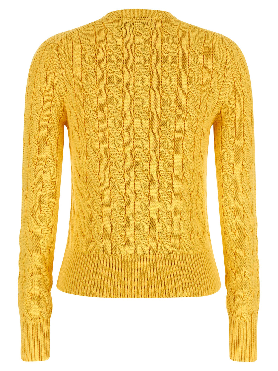 Polo Ralph Lauren Cotton Cable Cardigan Maglioni - Giallo | 704bb4d27e8ebfa4eac2aa512a7a6f21fe5e479b