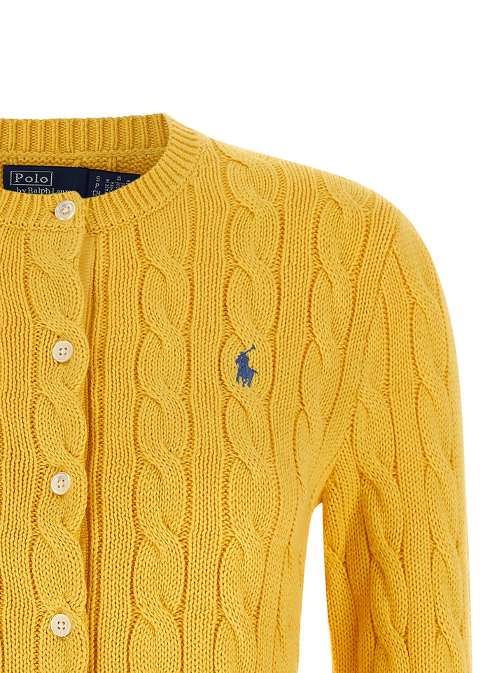 Polo Ralph Lauren Cotton Cable Cardigan Maglioni - Giallo | ccea3b281f0b28922e7feee486dd3e4873f59c31