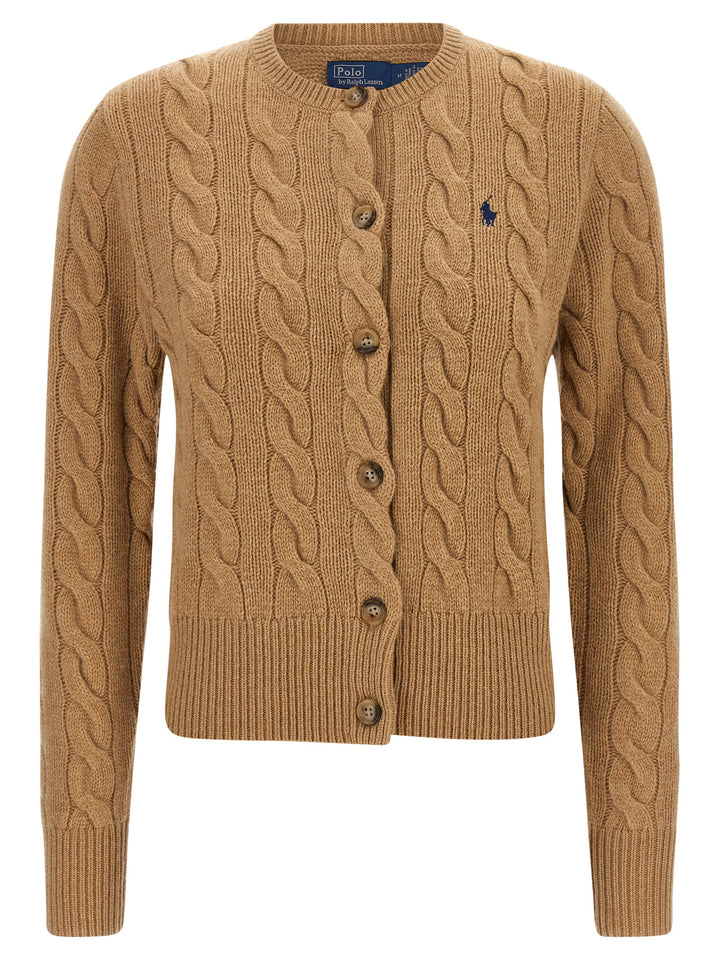 Polo Ralph Lauren Braided Cardigan Maglioni - Beige | 1d63ad8c7ad1412411748eca79605707a916e800