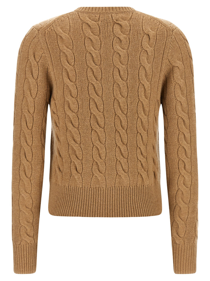 Polo Ralph Lauren Braided Cardigan Maglioni - Beige | 922d7612e2fe679822bc4fa014fb99d34526aa17