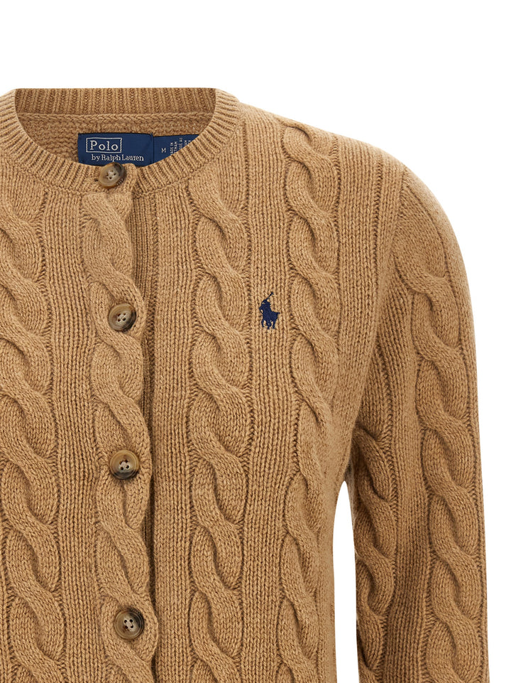 Polo Ralph Lauren Braided Cardigan Maglioni - Beige | ce4b918e51e5454e6e8b23e3b63af0152a11b9c0