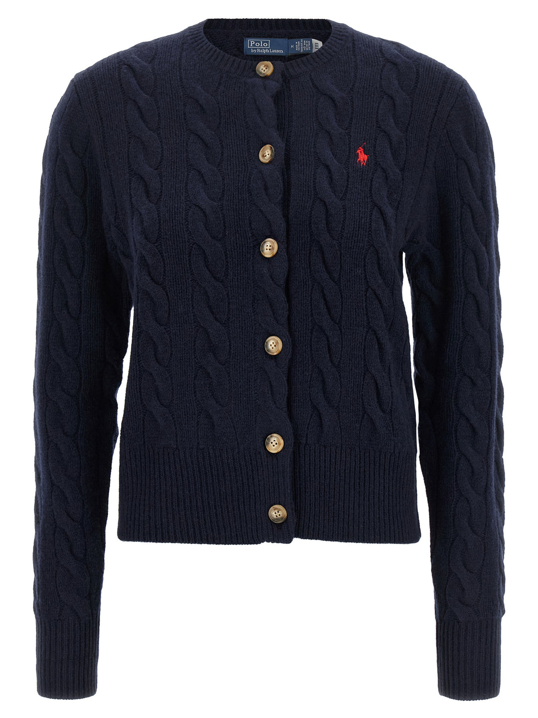 Polo Ralph Lauren Cable Knit Cardigan Maglioni - Blu | 01f66959fa90ab5a1ede4742ecdd1e14fe874b31