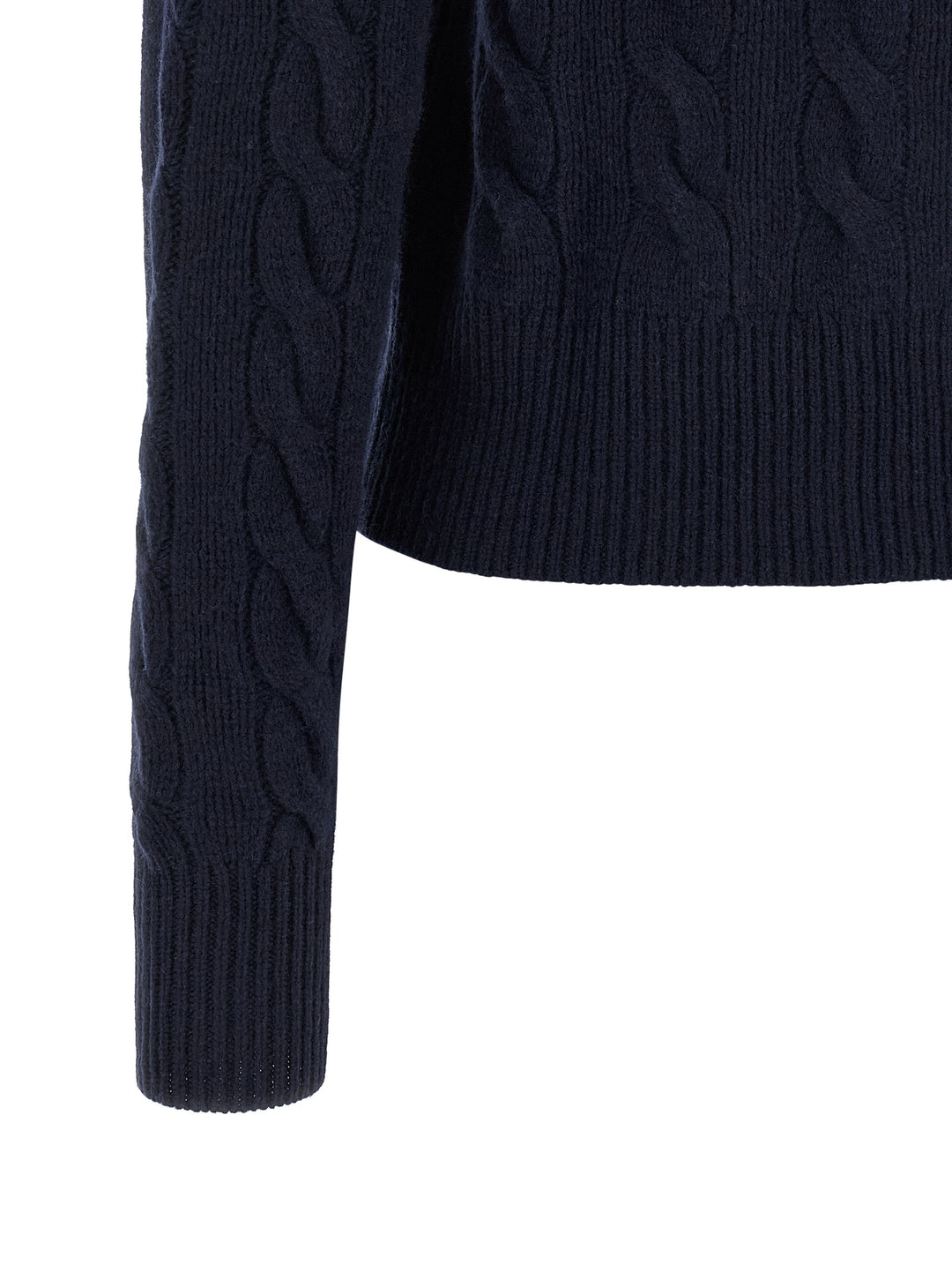Polo Ralph Lauren Cable Knit Cardigan Maglioni - Blu | 3412a0fdd6b80e47c8dc73a767169ab5a9fec01c