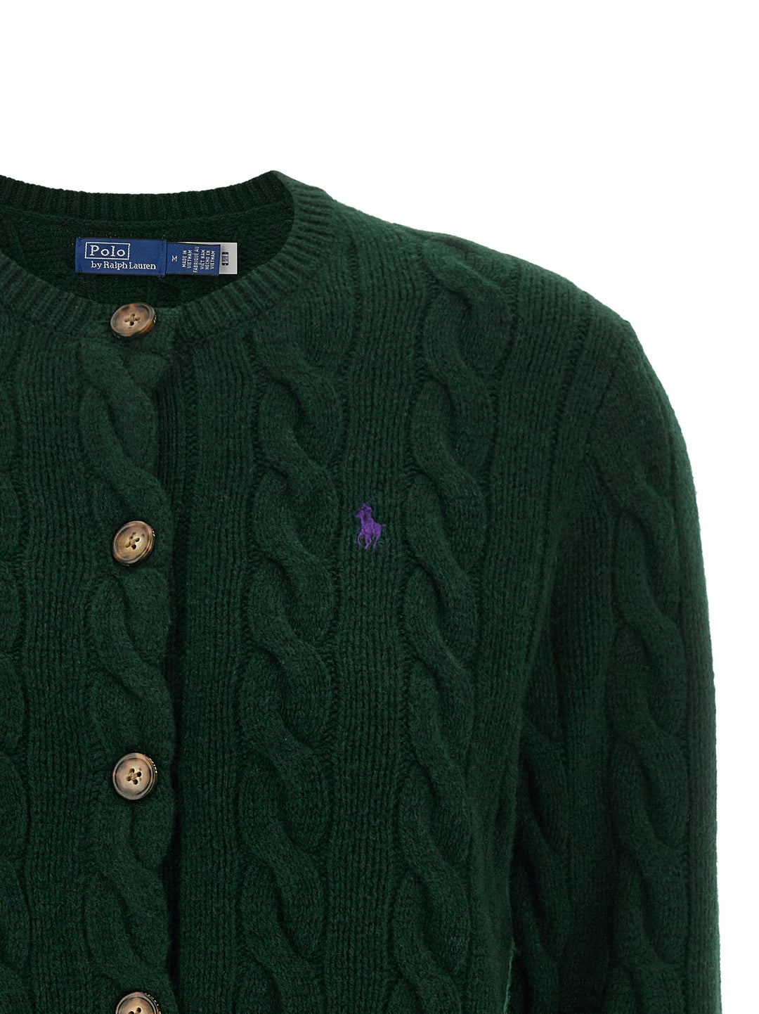 Polo Ralph Lauren Braided Cardigan Maglioni - Verde | b7c221dd41c7e51d2055f364fcf76c37521aa97c