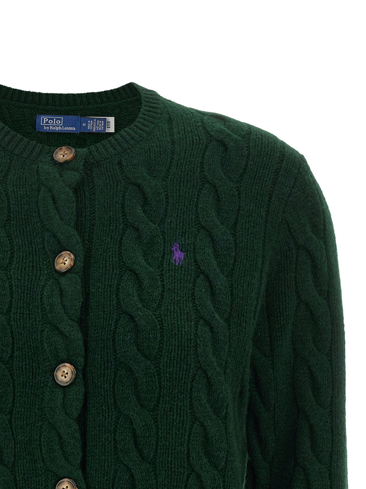Polo Ralph Lauren Braided Cardigan Maglioni - Verde | b7c221dd41c7e51d2055f364fcf76c37521aa97c