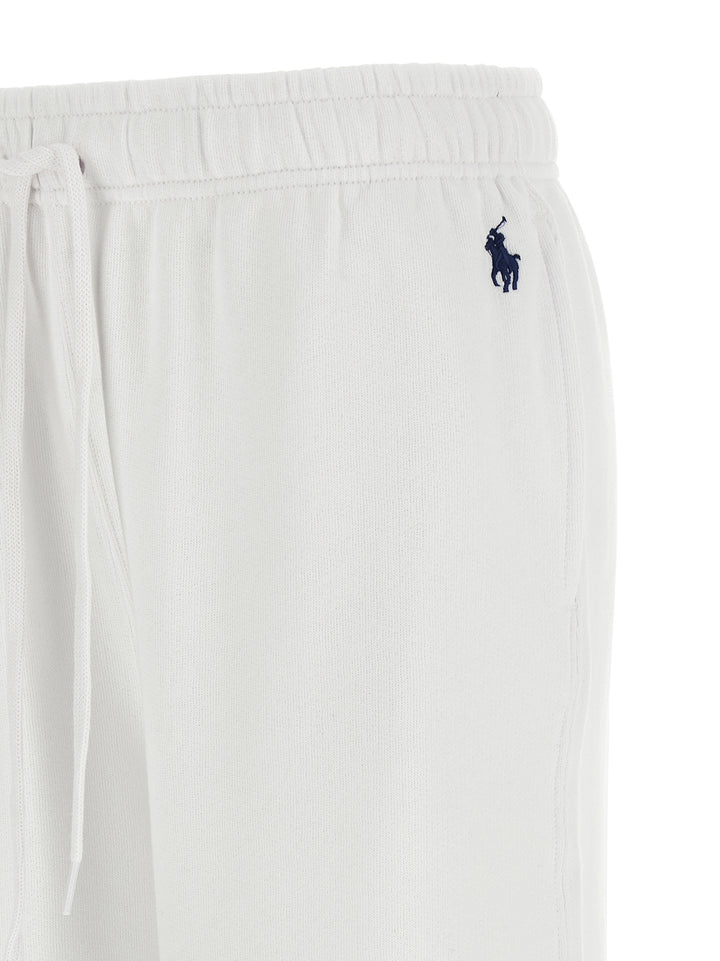 Polo Ralph Lauren Logo Embroidery Joggers Pantaloni - Bianco | c33e8363e7184b894fea47e8287c60726d84ee41