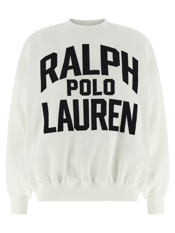 Polo Ralph Lauren Logo Embroidery Felpe - Bianco/Nero | a8a35886644f7e5b09268cc72d58e33736d99283