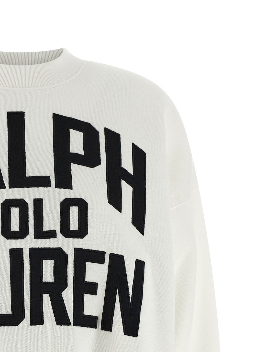 Polo Ralph Lauren Logo Embroidery Felpe - Bianco/Nero | 3f8365f20b0031d9da482d9d1067e016c50b8763