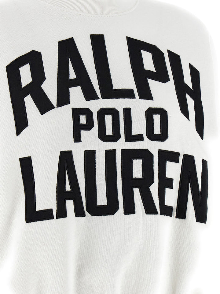Polo Ralph Lauren Logo Embroidery Felpe - Bianco/Nero | bcfeb25f8a6666b964576633eabc7a6f55edc6cd