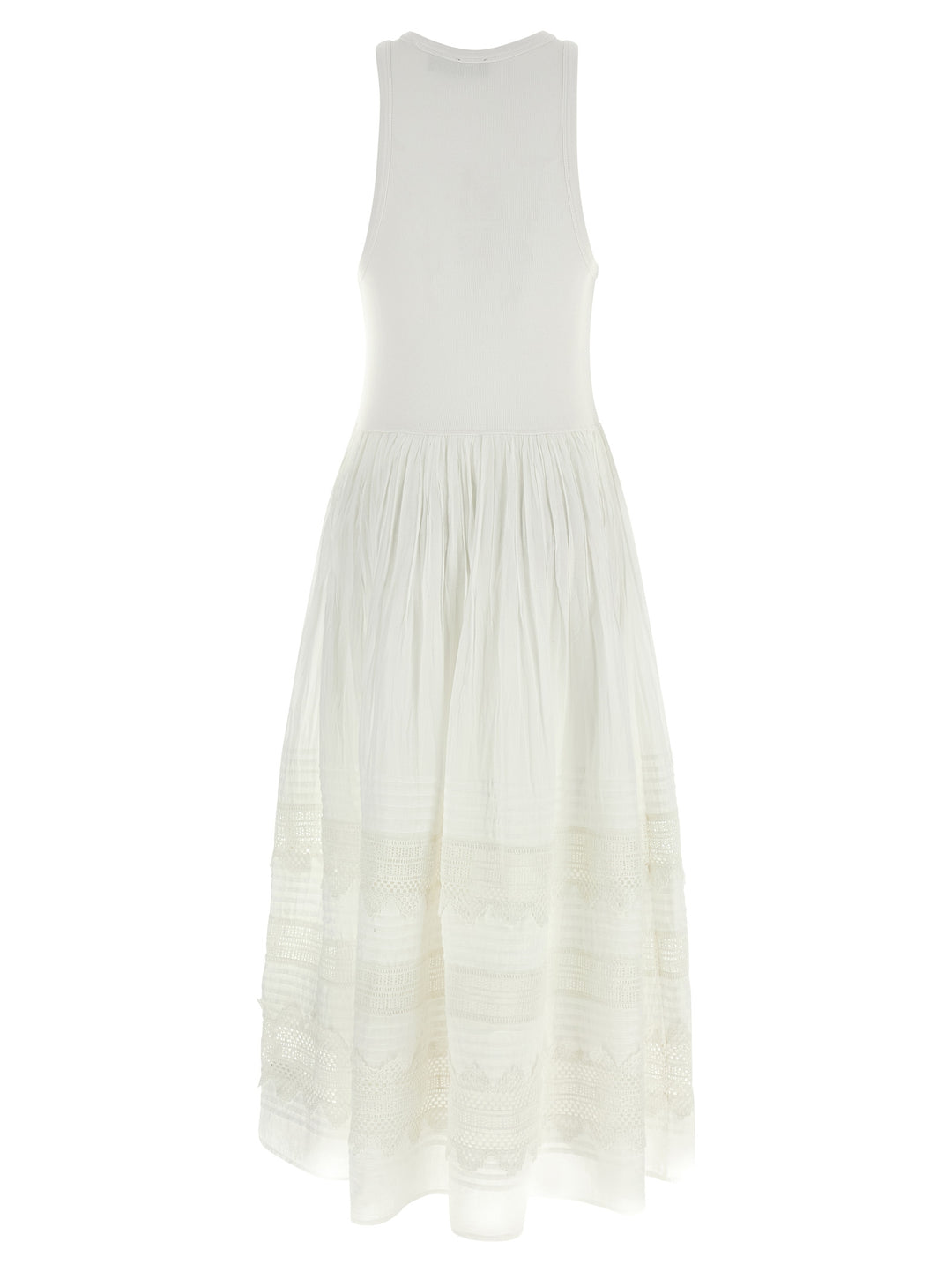 Polo Ralph Lauren Lace Insert Dress Abiti - Bianco | 54cd9c75e364fee286ac28130e69653dc4d8601c