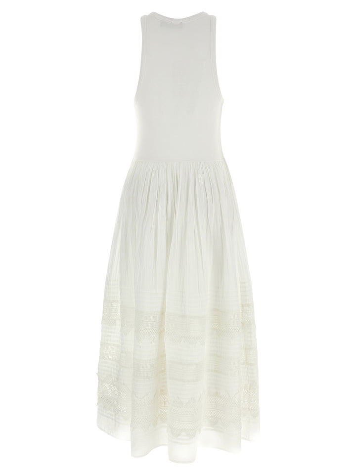 Polo Ralph Lauren Lace Insert Dress Abiti - Bianco | 54cd9c75e364fee286ac28130e69653dc4d8601c