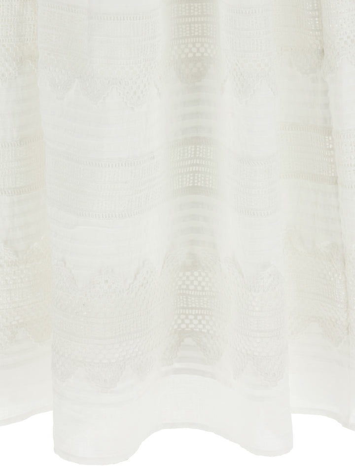 Polo Ralph Lauren Lace Insert Dress Abiti - Bianco | fc4c87b2608cc7c70a1b5e9ffcc450badabe855e