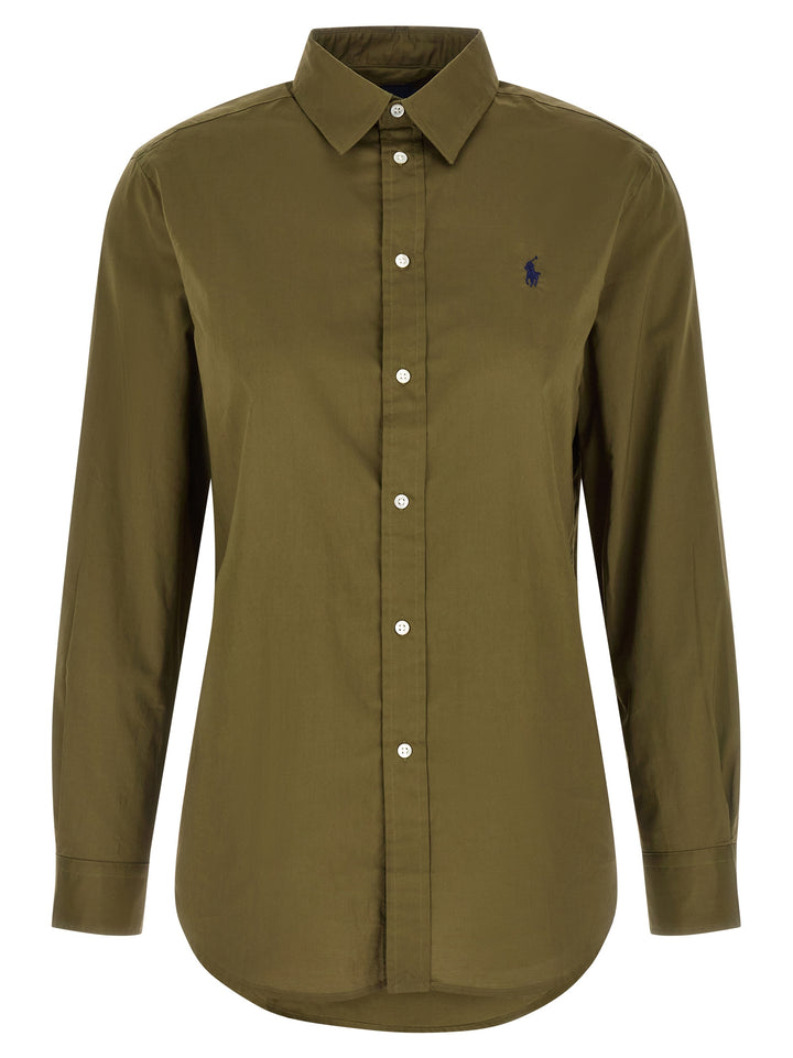 Polo Ralph Lauren Logo Embroidery Shirt Camicie - Verde | 1bf95093331ca6274210e92e433228c39ead6b07