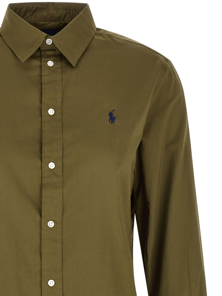 Polo Ralph Lauren Logo Embroidery Shirt Camicie - Verde | 603b8c30114b0808d948674a869628c69bf41a5c