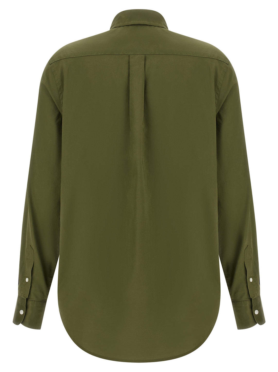Polo Ralph Lauren Logo Embroidery Cotton Shirt Camicie - Verde | b69be0e9d1b36094a4c5fdf8f8c91f73621e0b88