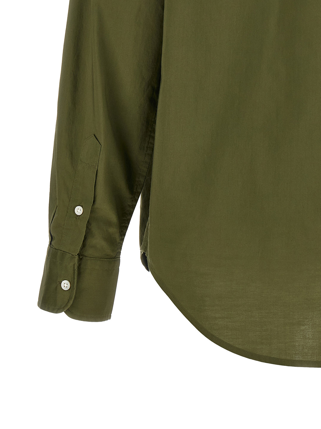 Polo Ralph Lauren Logo Embroidery Cotton Shirt Camicie - Verde | 5919e893efe57425a8eeb2ddafb4cf9b2a084c36