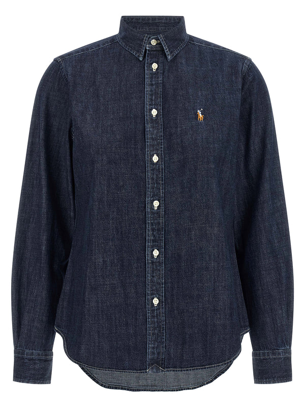 Denim Shirt Camicie Blu