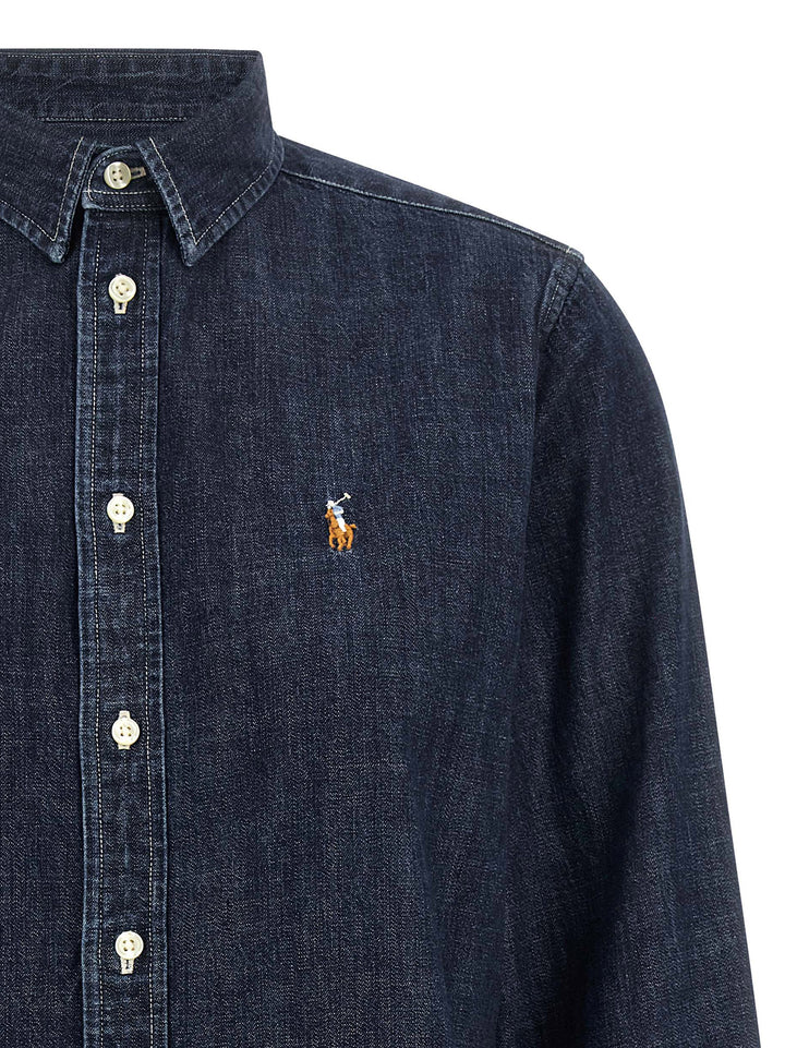 Polo Ralph Lauren Denim Shirt Camicie - Blu | 493a93d04ef8e651f8df9d42c908397ab8cd7151