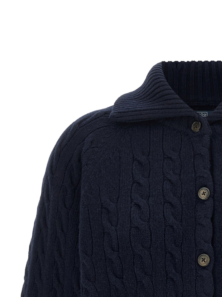 Polo Ralph Lauren Braided Cardigan Maglioni - Blu | a26dd5de58dc3ec4b0d9c0063a8a82c72ab7d4ab