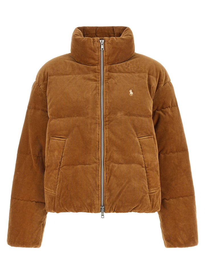 Polo Ralph Lauren Corduroy Down Jacket Puffer Jackets - Marrone | 0f20f9a54b2969c88925da82a99a267869ca8488