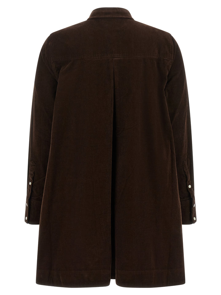 Polo Ralph Lauren Corduroy Dress With Embroidery Abiti - Marrone | 737491687f8b64770e9712d69d47a2af464c5156